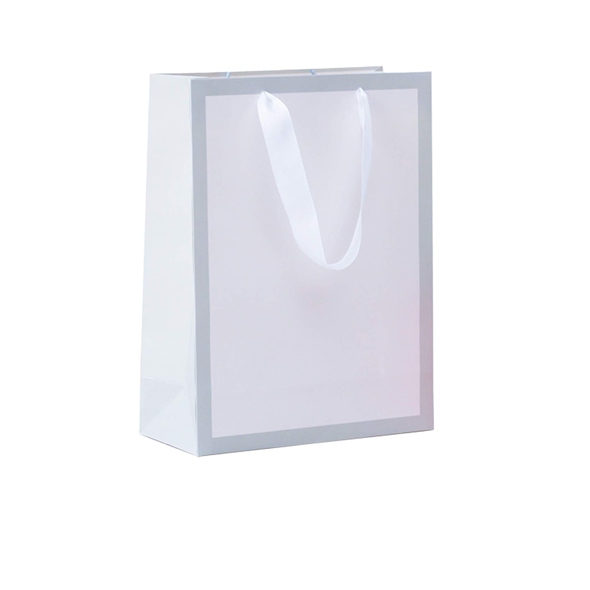 White Cardboard Shopping Satchel 6