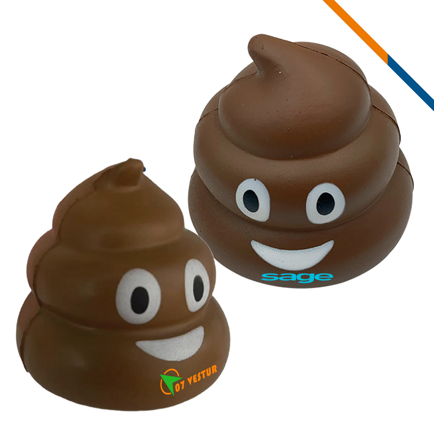 Lyrio Poop Emoji Stress Ball 3
