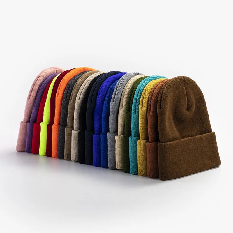 Acrylic Knit Hat Winter 4