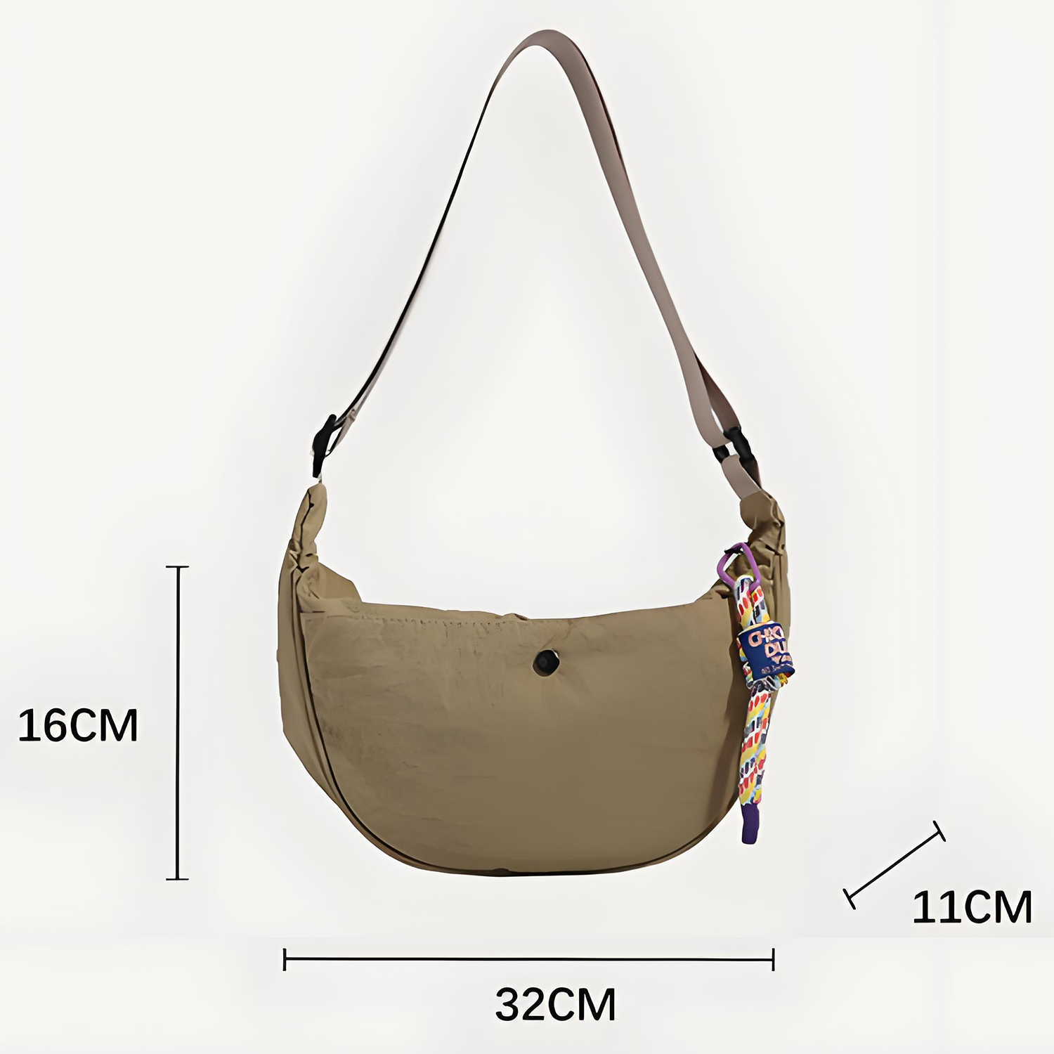 Large-Capacity Nylon Single-Shoulder Cross-body Bag 3