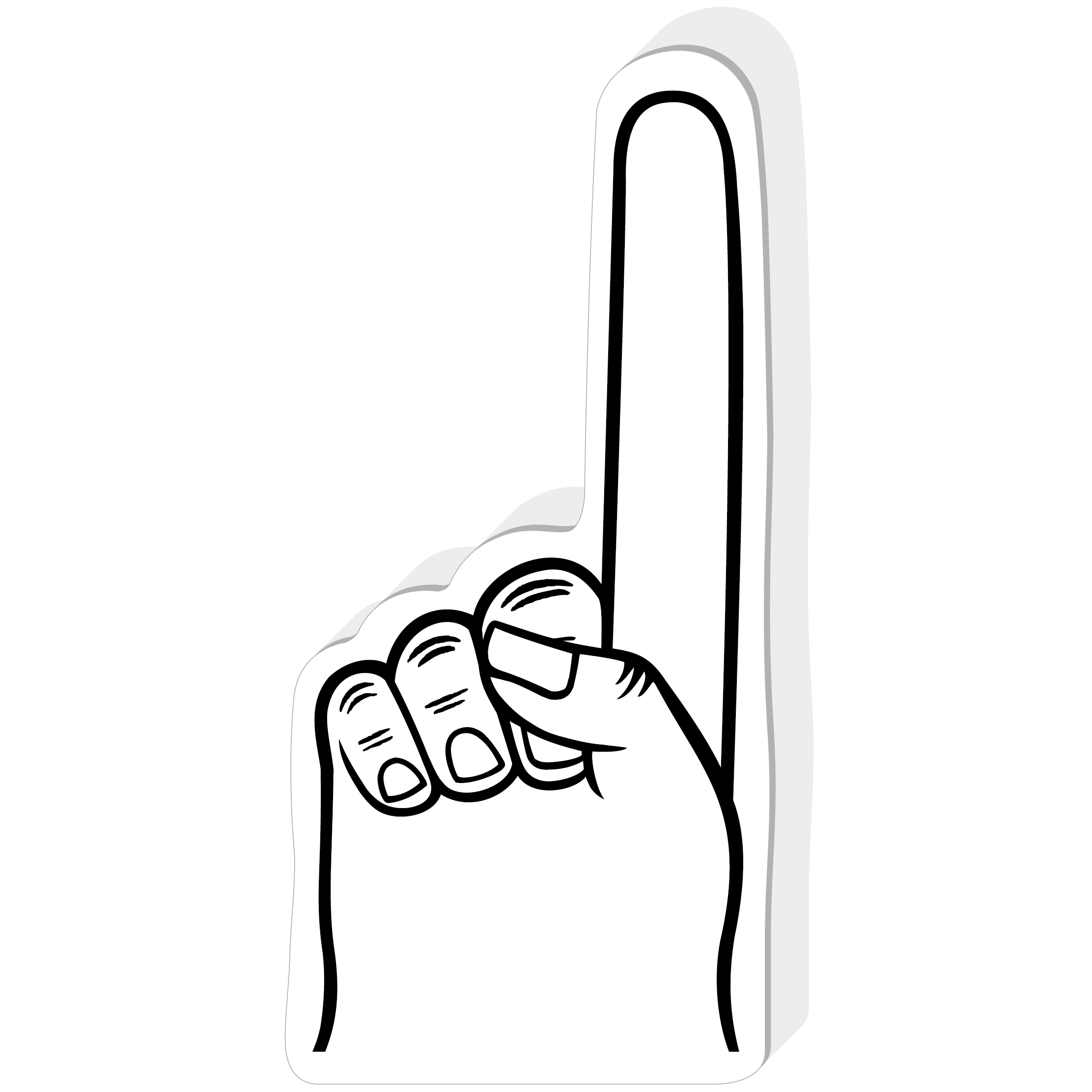16" Signature Foam Hand 23
