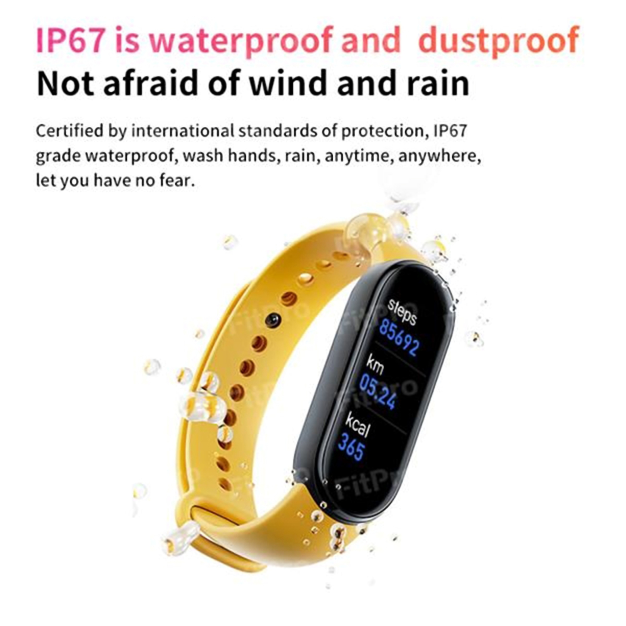 M6 Smart Fitness Tracker & Watch 5