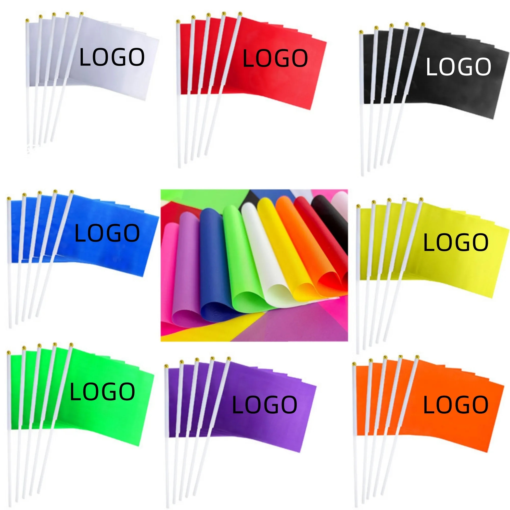 Multifunctional Cheering Hand Held Flag 3