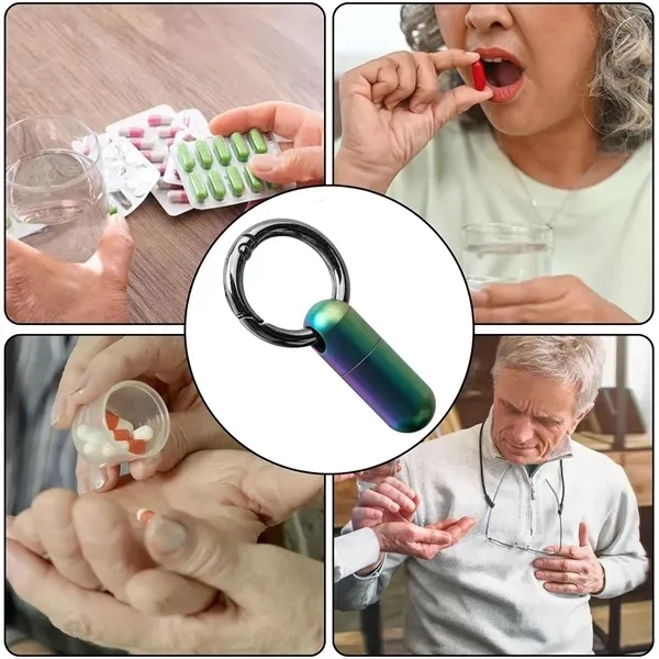 Portable Titanium Pill Box 14
