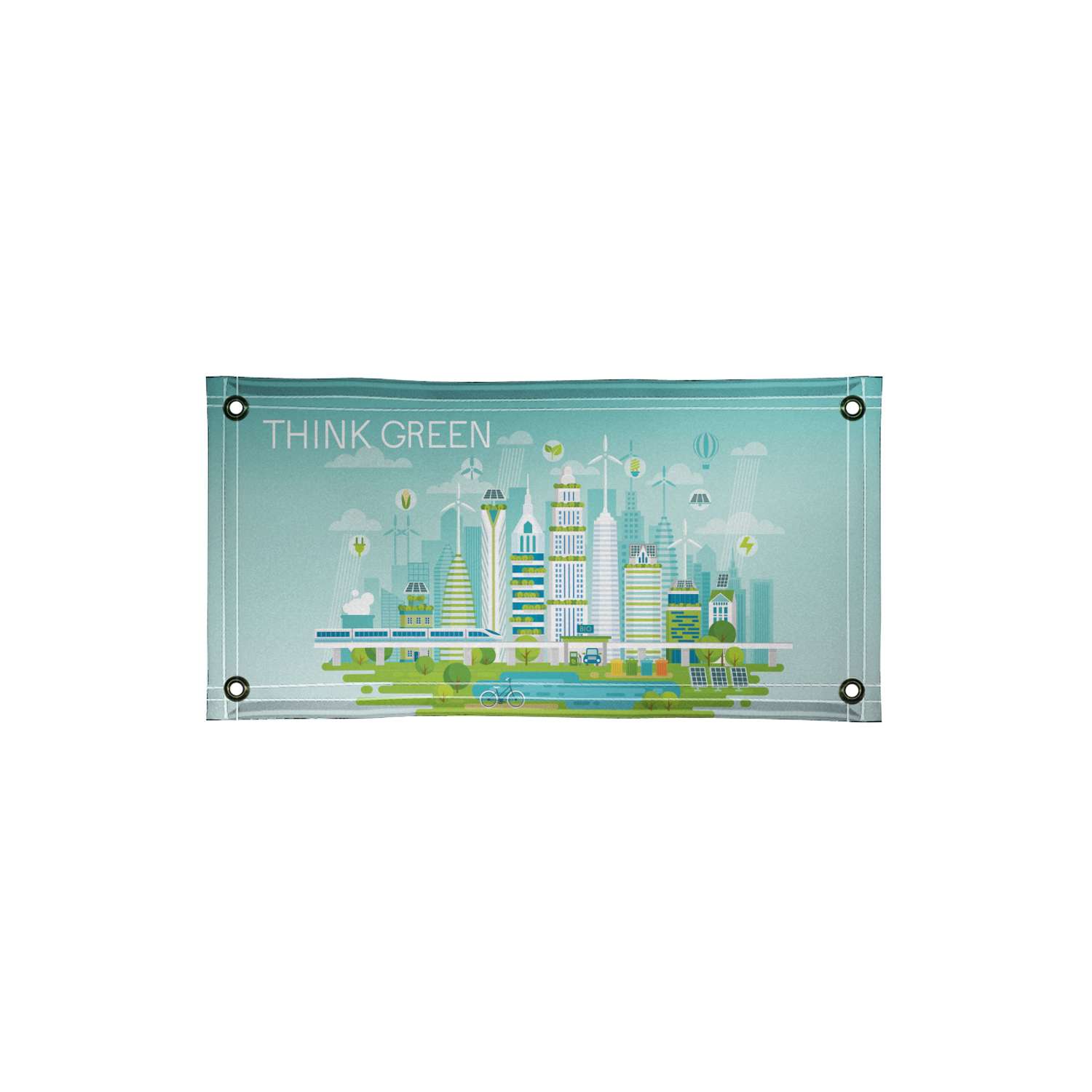 2' x 4' PVC-Free Banner Single-Sided