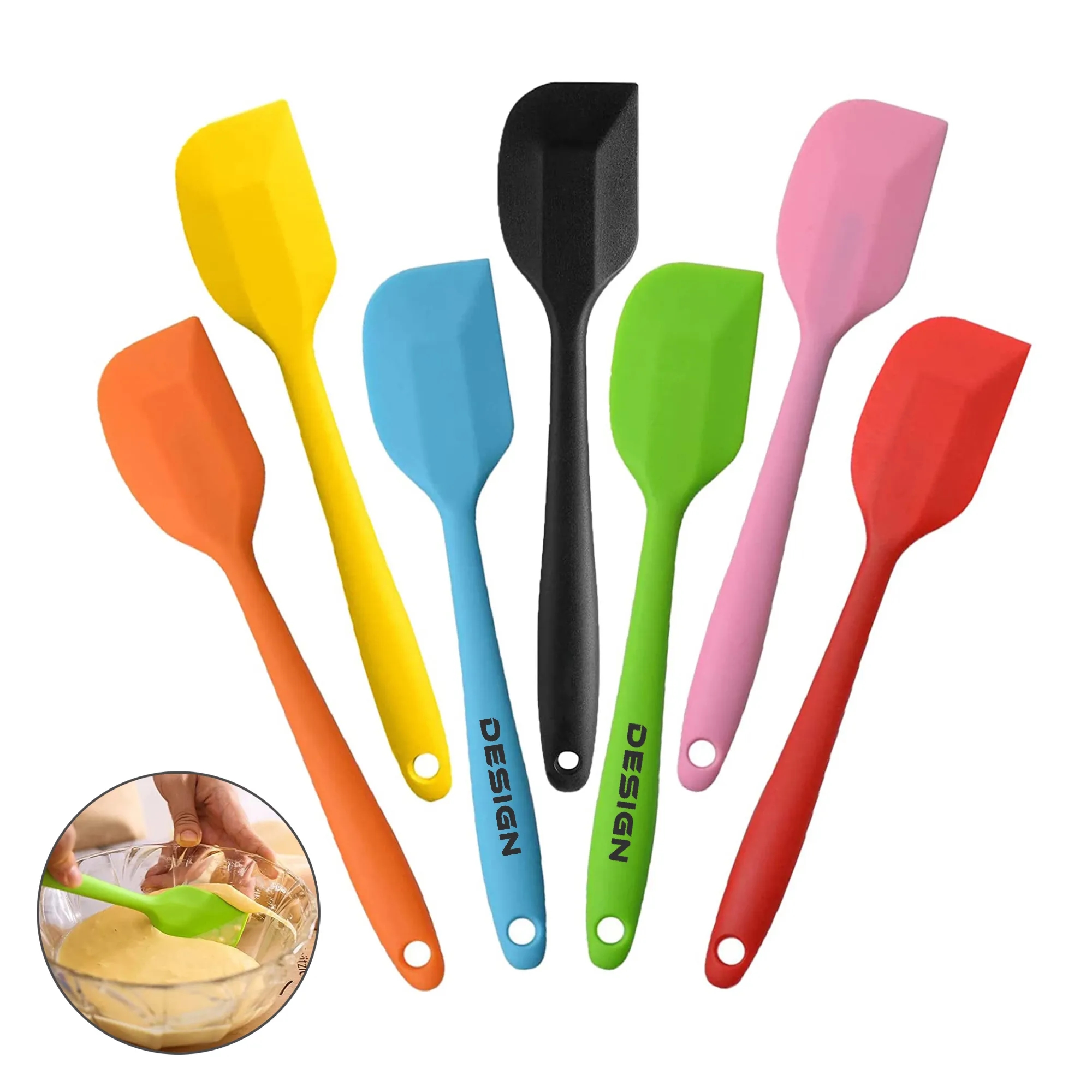 Mini Kitchen Silicone Spatulas 2