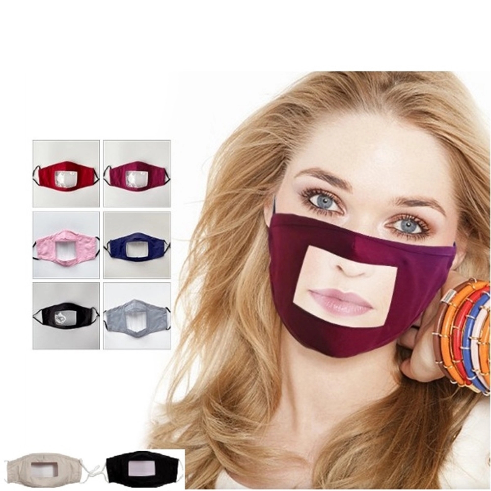 Custom Face Mask with Anti-fog Clear Window Panel 3