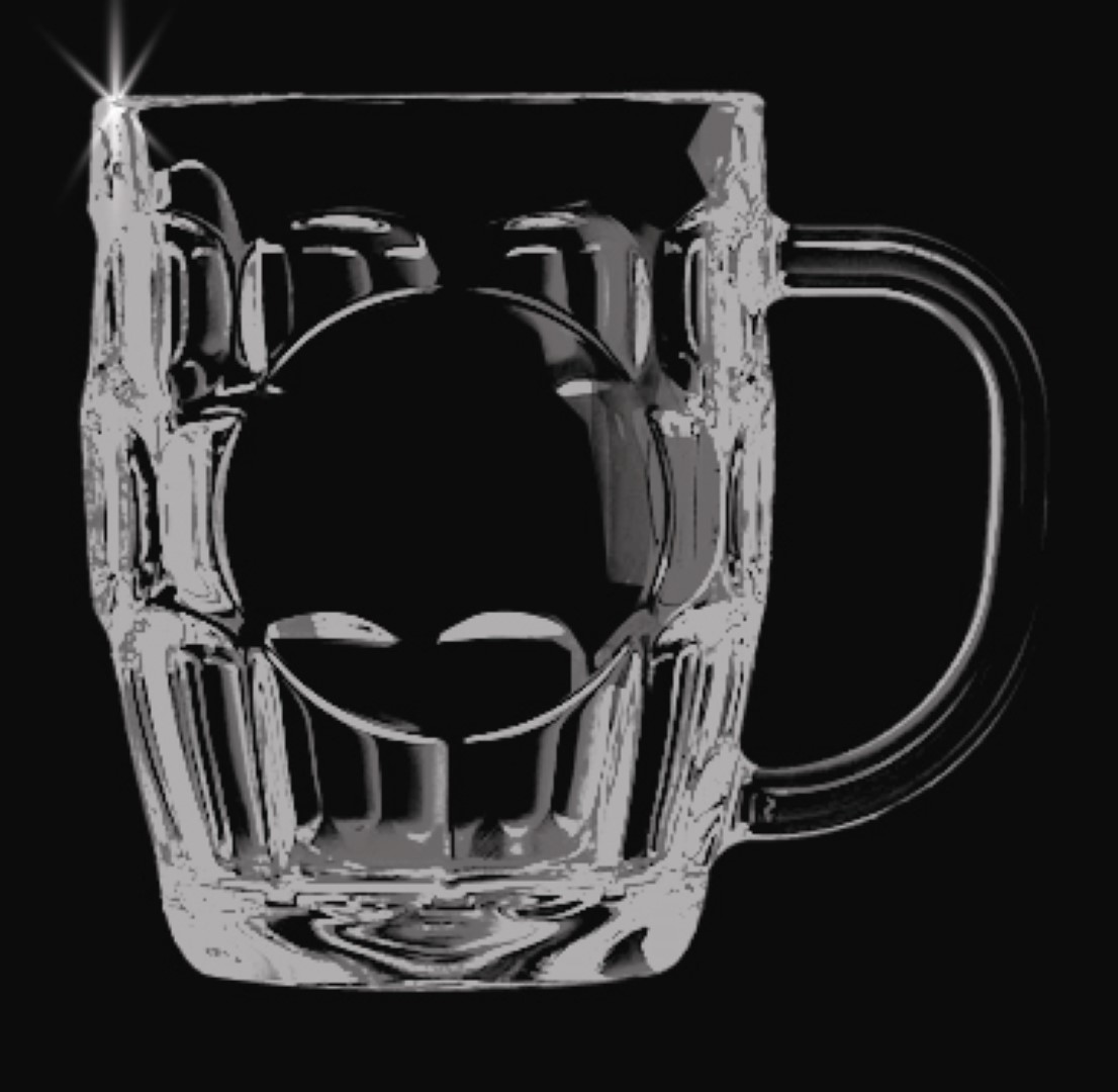 20 Oz. Glass Barrel Beer Mug 2
