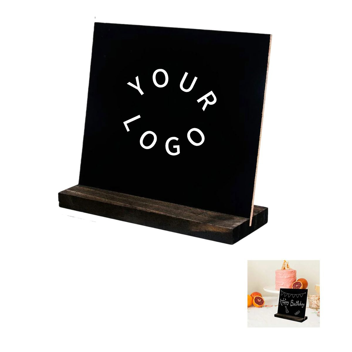 Durable Wood Chalkboard Stand with Compact Design 1