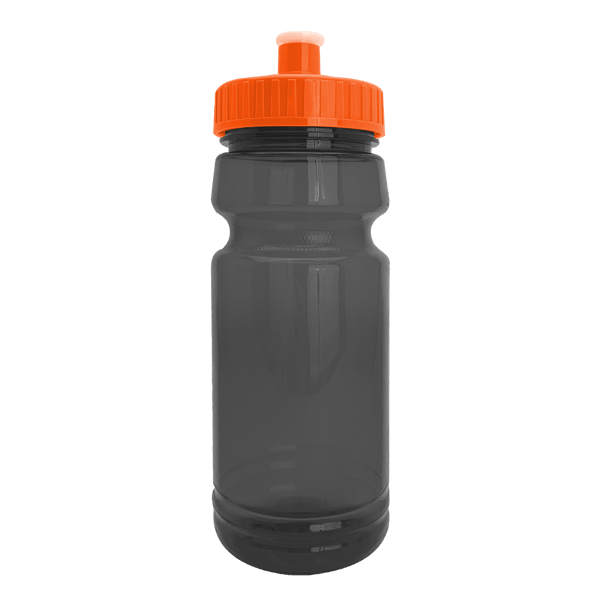 Cycle 24oz Recycled Transparent Bike Bottle w/Push-Pull Lid 38