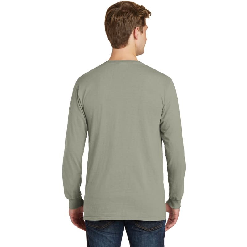 Port & Company Beach Wash Garment-Dyed Long Sleeve Pocket Tee 47