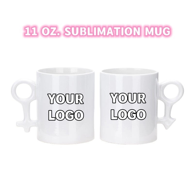 11 oz. Full Color Sublimation Ceramic Mug for Couples 3