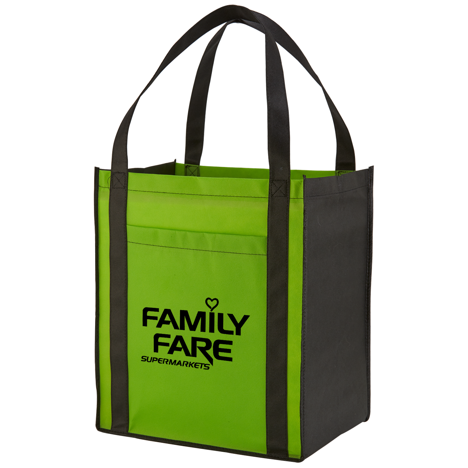 Large Non-Woven Grocery Tote Bag w/ Pocket 3