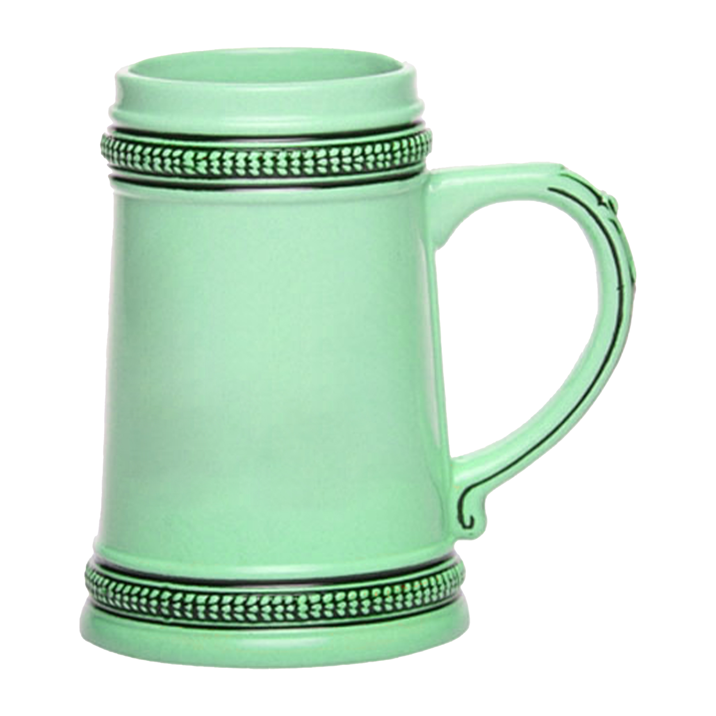 Ceramic Custom Blue Ceramic Stein 2