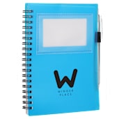 FSC® Recycled 5" x 7" Star Spiral Notebook with Pe 95