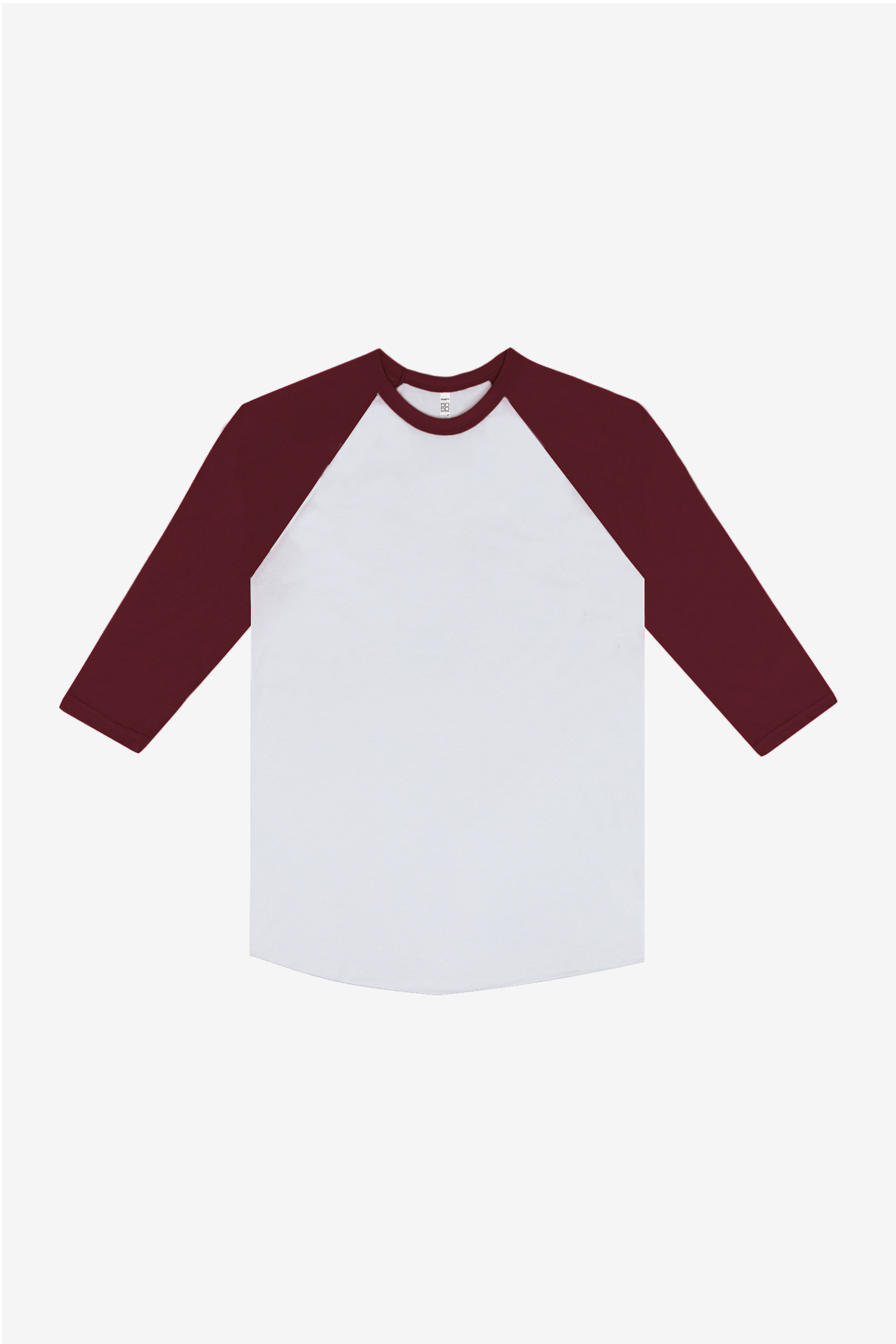 3.8 OZ POLY COTTON 3/4 SLEEVES RAGLAN 3