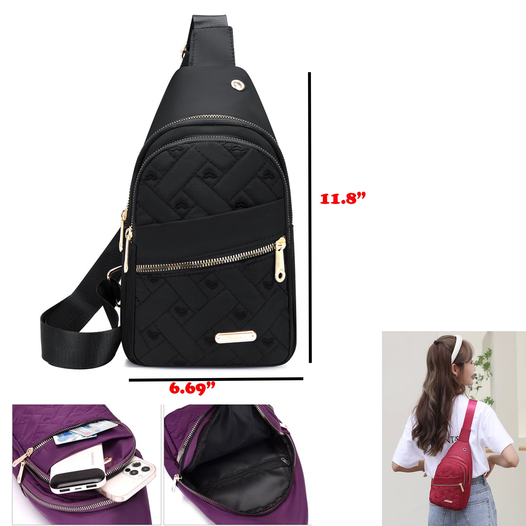 Small Sling Backpack Bag 2