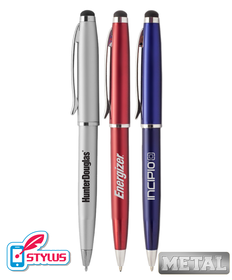 Promotional "Glorious" All Metal Twister Stylus Pen 1
