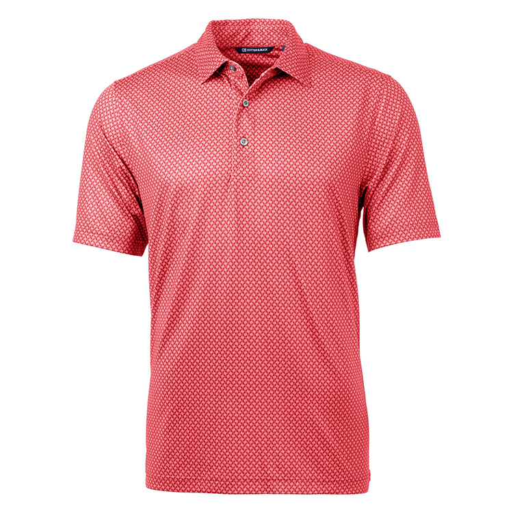 Cutter and Buck Pike Banner Print Stretch Polo 3