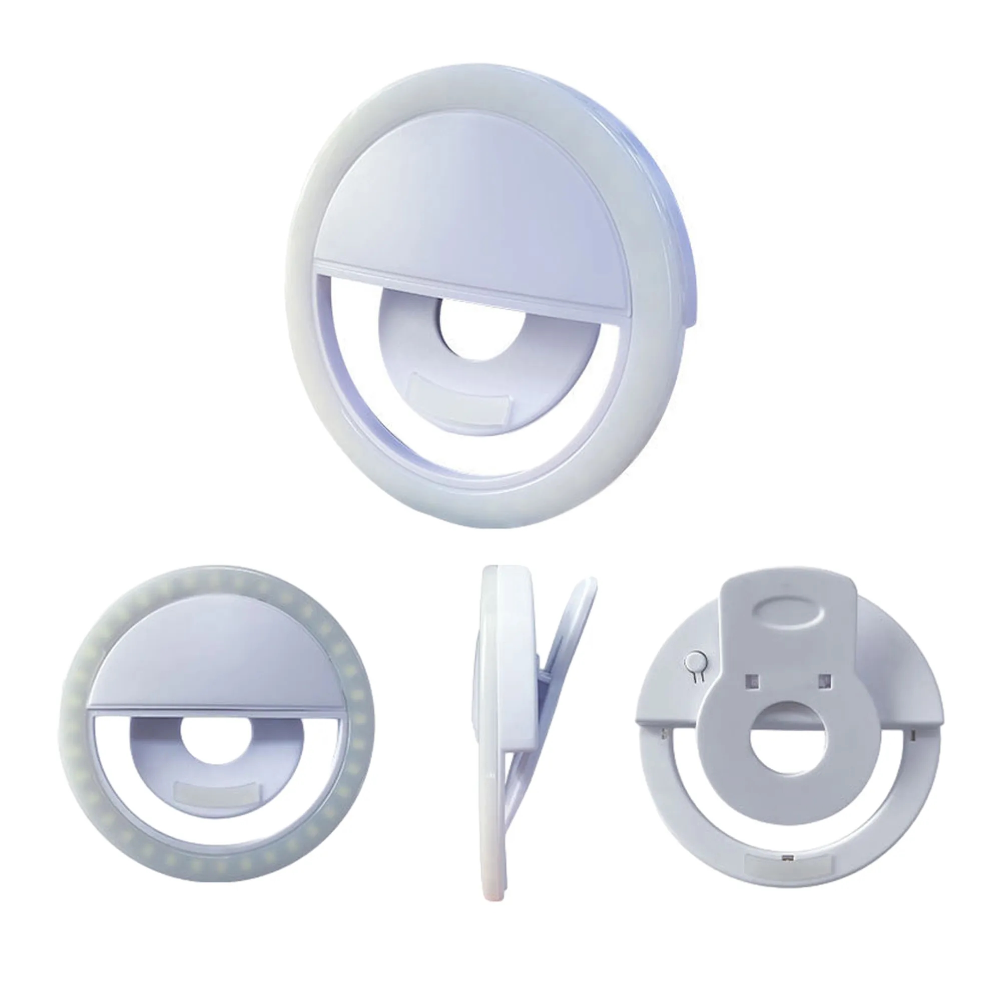 LED Clip On Rechargeable Selfie Ring Ligh 4
