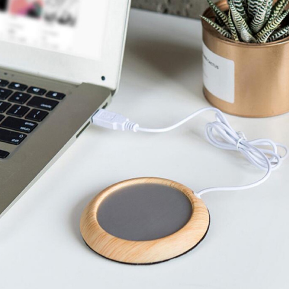 Wooden USB Warming Coaster 13