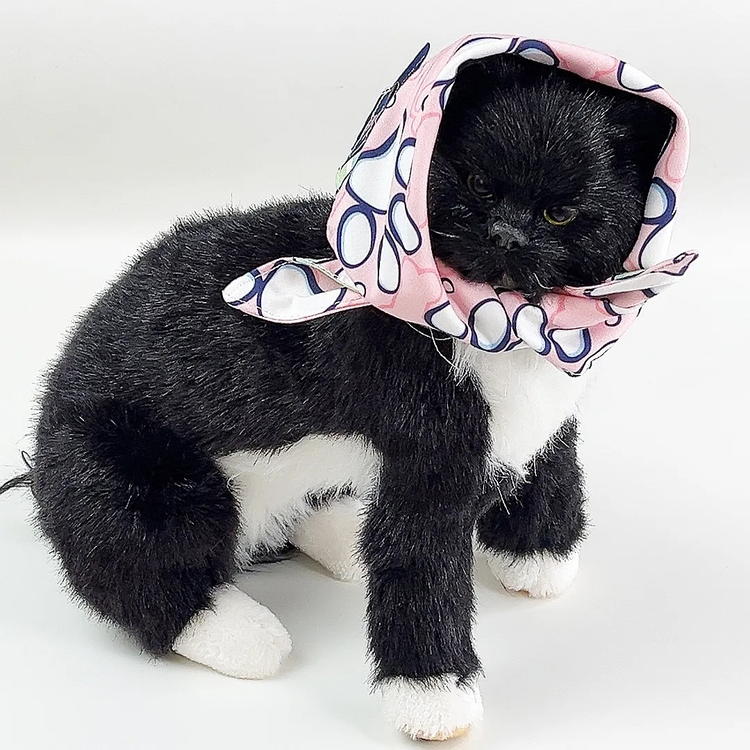 Double Layers Triangle Dog Pet Bandana 4