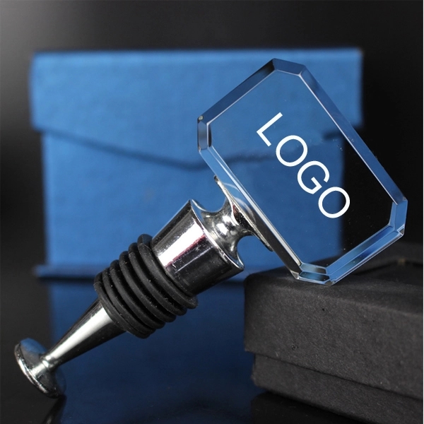 Personalized Crystal Wine Stopper 1