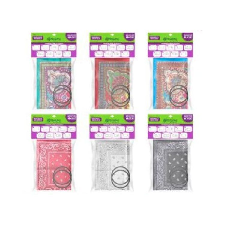 DIY Bandana Face Masks - Assorted 3 Pieces 2