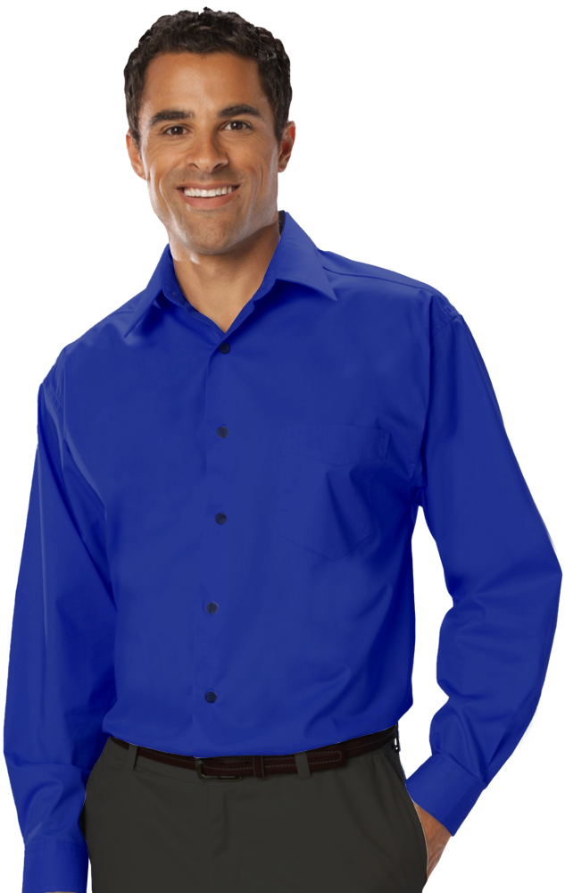 Men's L/S Stretch Poplin Shirt 10