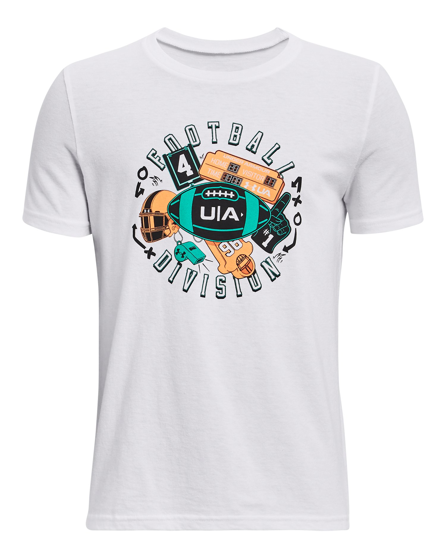 UA Football Equipment Boys' Short Sleeve 3