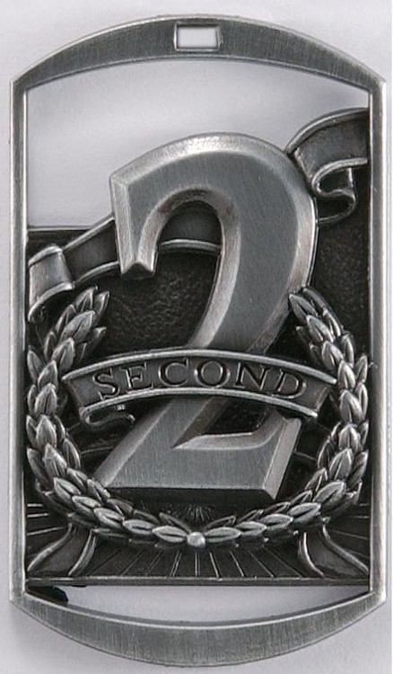 Second DT Series Medal, 2" tall 2