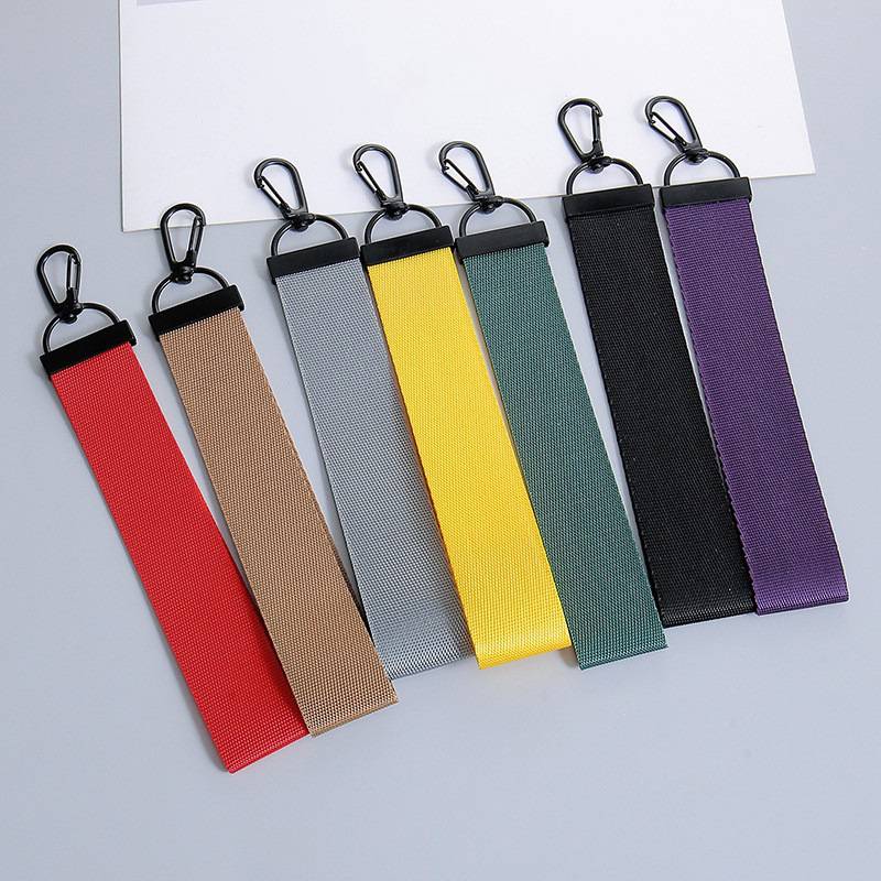 Rectangular Woven Keychain 2