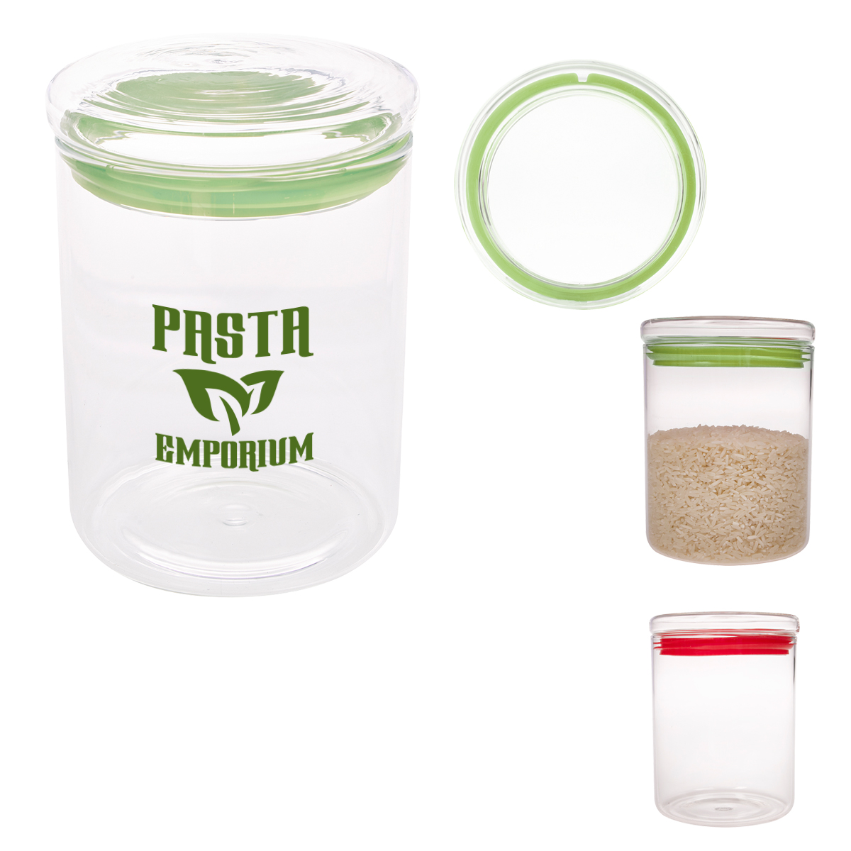 26 Oz. Fresh Prep Glass Container With Lid
