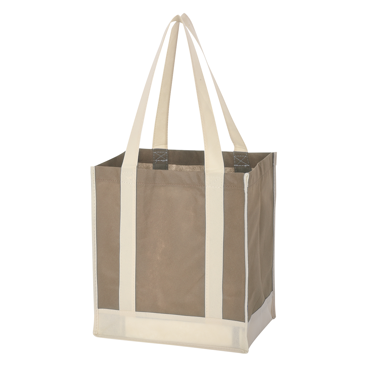 Non-Woven Two-Tone Shopper Tote Bag 17