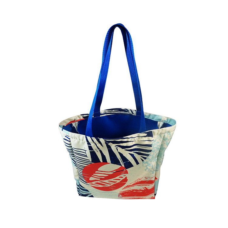 Colored Liner Medium Full Side Gusset Tote (16"H x 14"W x 5"D), custom tote bag with logo imprint 2