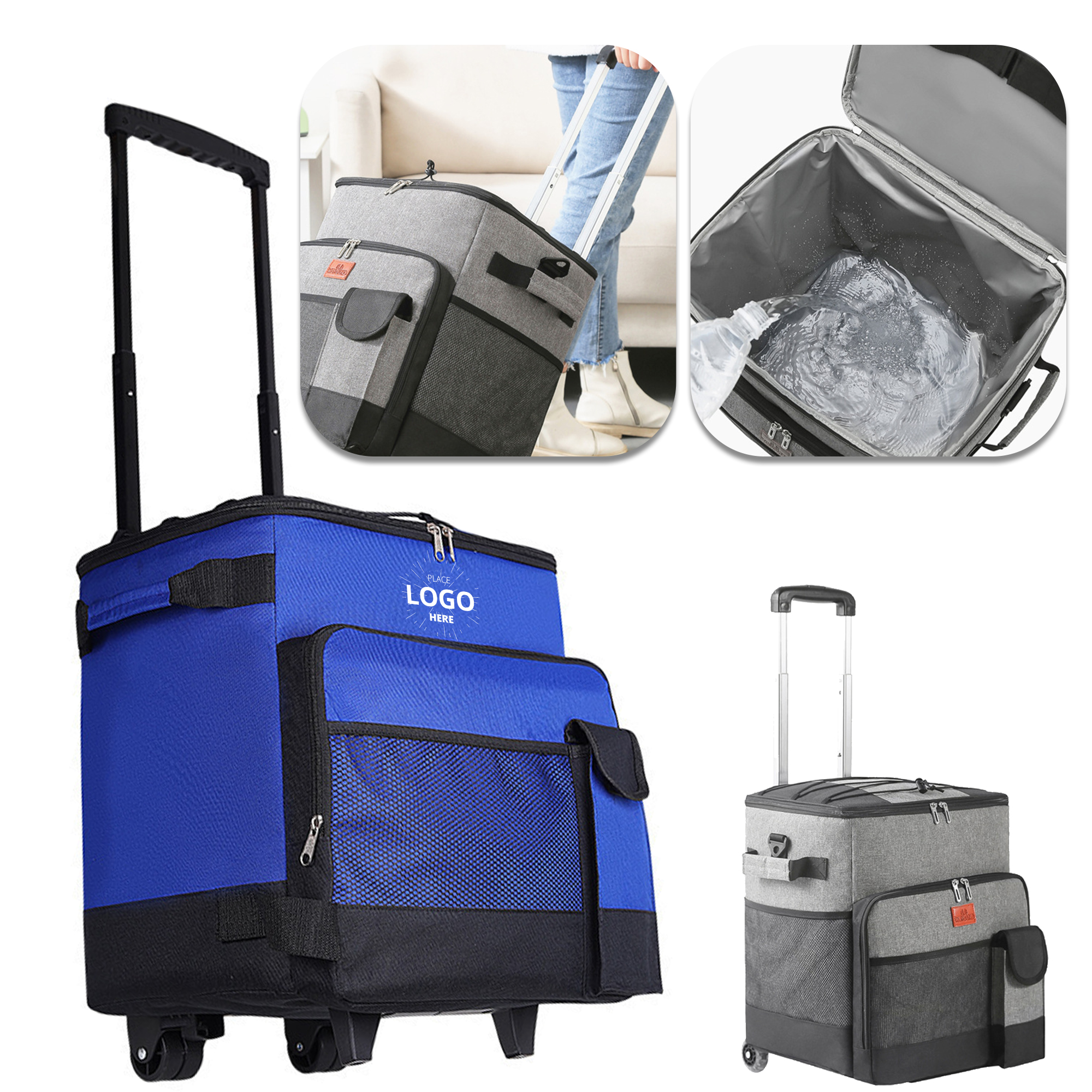 Camping Leakproof Rolling Cooler 2