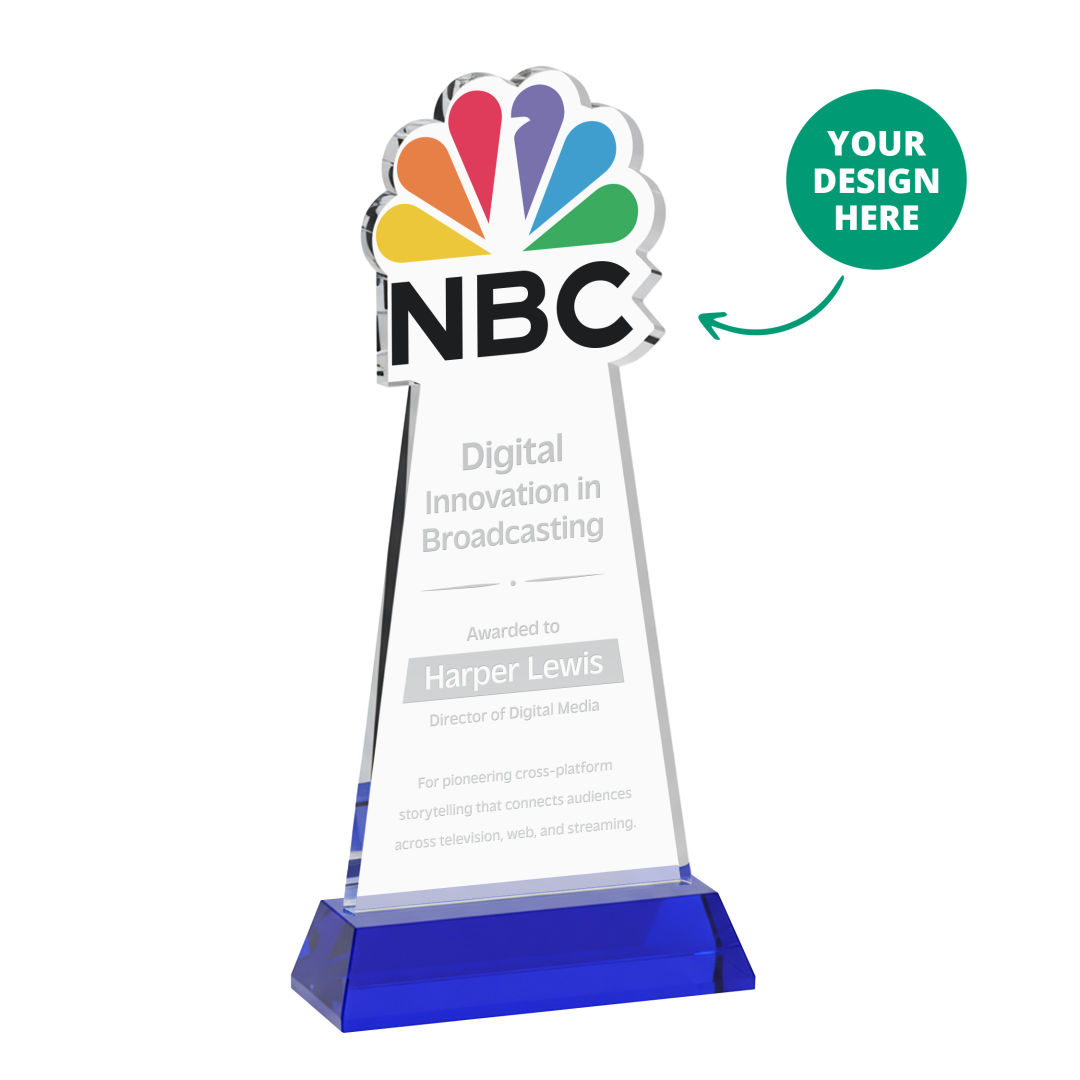 EdgeCraft Award on Hartford Base - Blue (via Air)