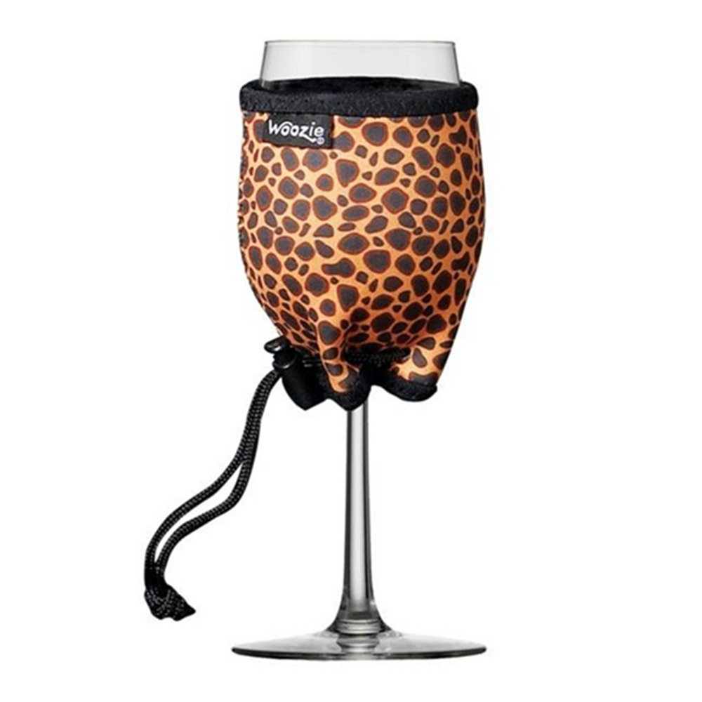 Neoprene Wine Glass Holder/Goblet Sleeve Lanyard 4