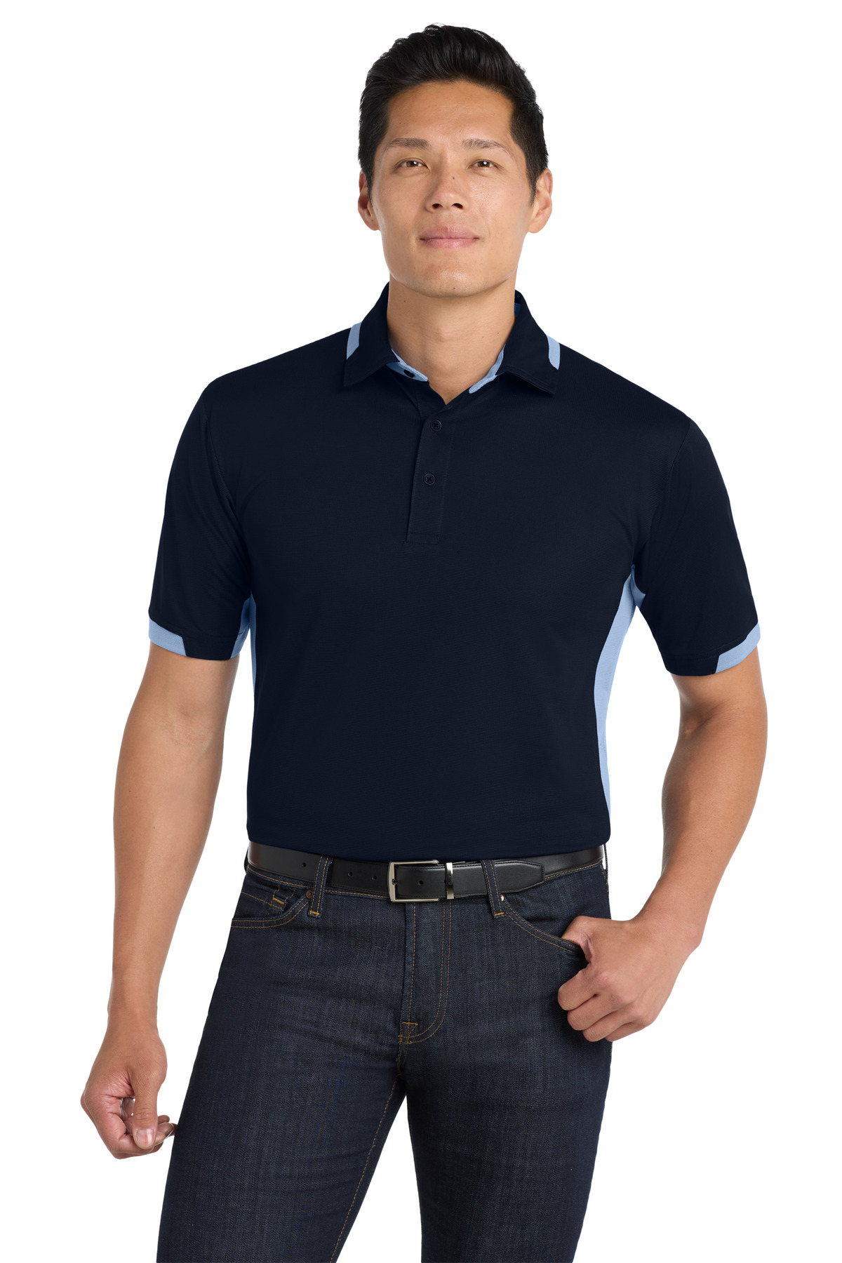Port Authority Dry Zone Colorblock Ottoman Polo. K524 6