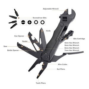 All In One Multi Tool With Pliers Knife For Outdoor Adventures 12
