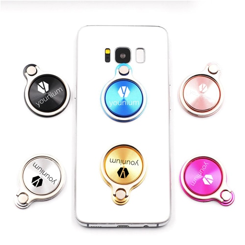 Steel 360 Engraved Mobile Phone Grip Holder And Stand 2
