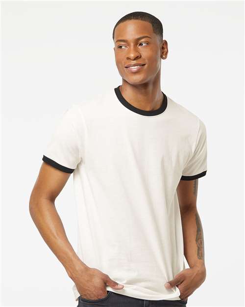 Unisex Fine Jersey Ringer T-Shirt - 246 94
