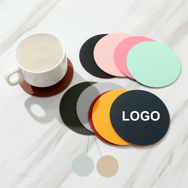 Double-sided Leather Cup Coaster