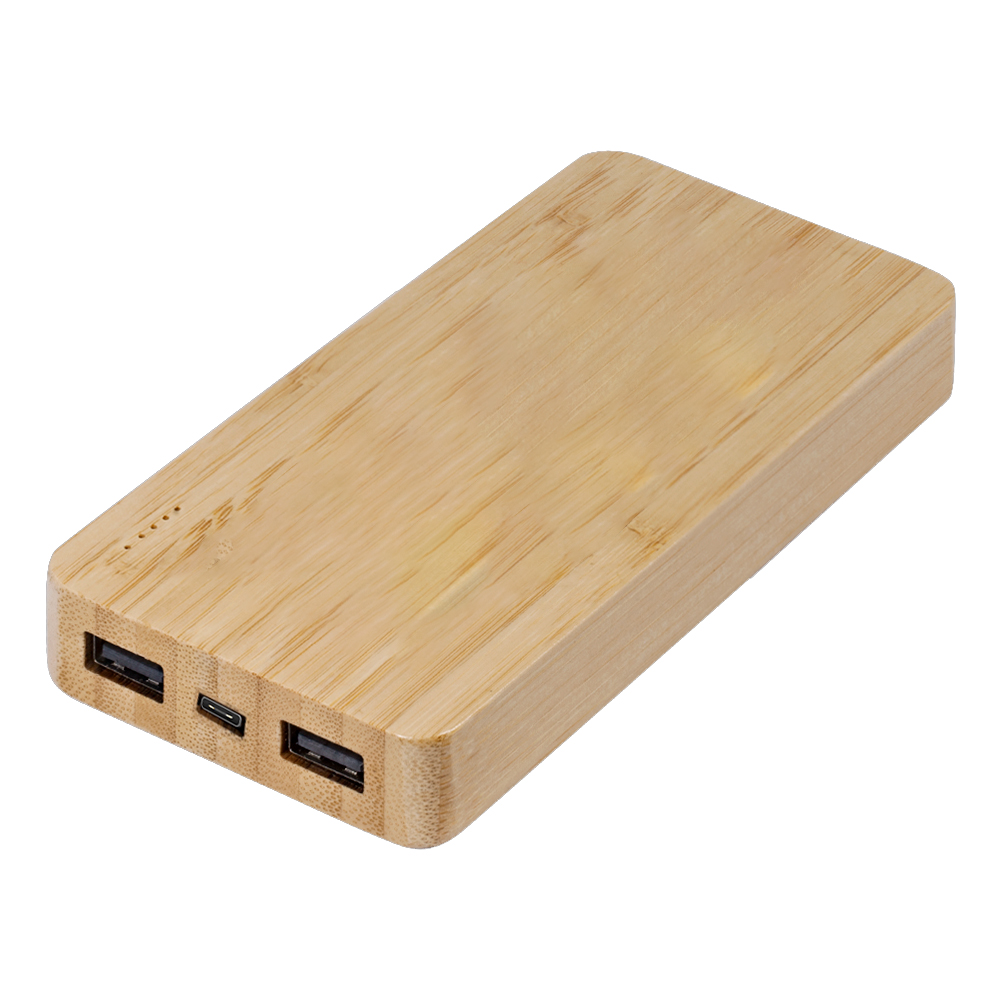 EcoBamboo 10K Wireless Power Bank 1