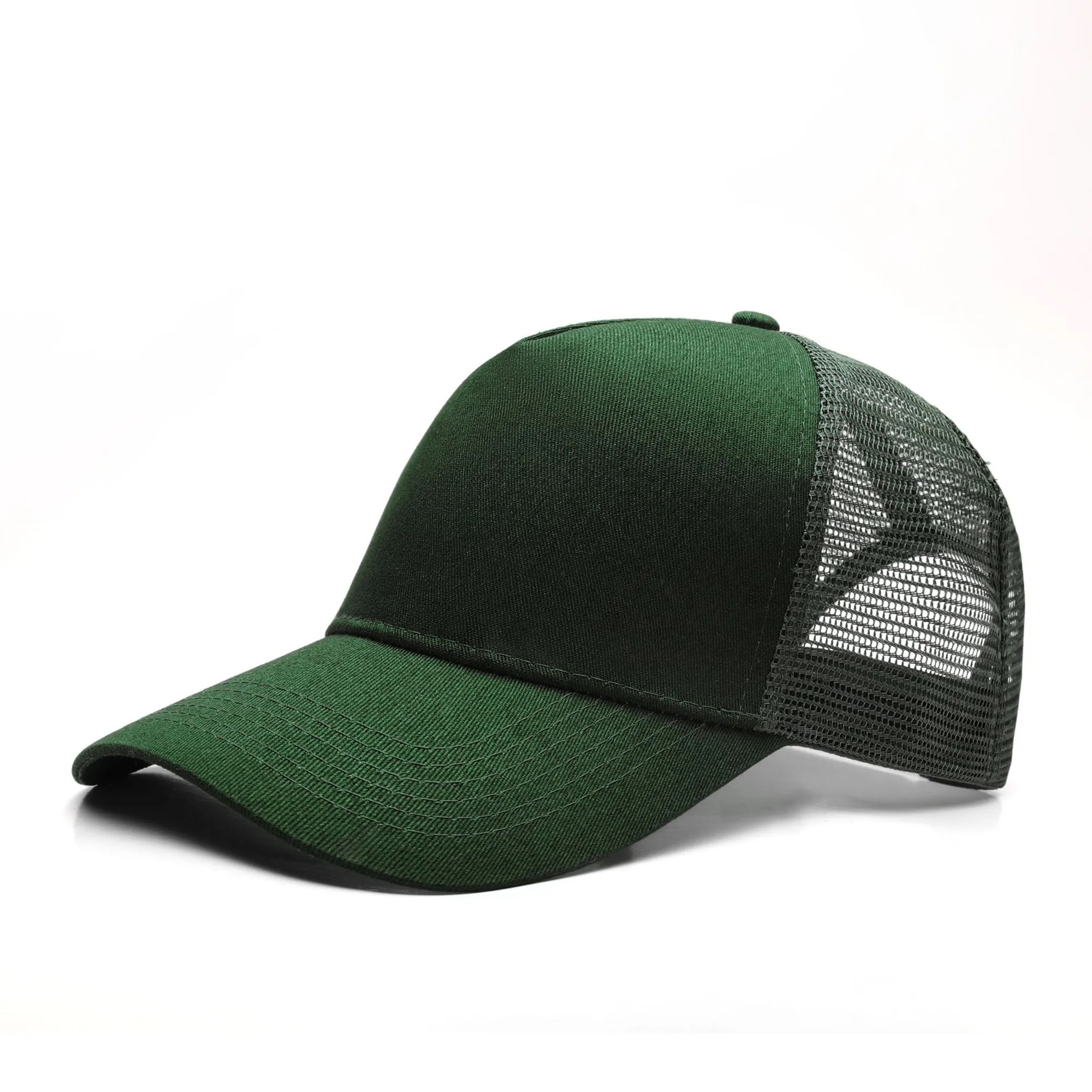 5 Panel Mesh Back Cotton Baseball Cap 2