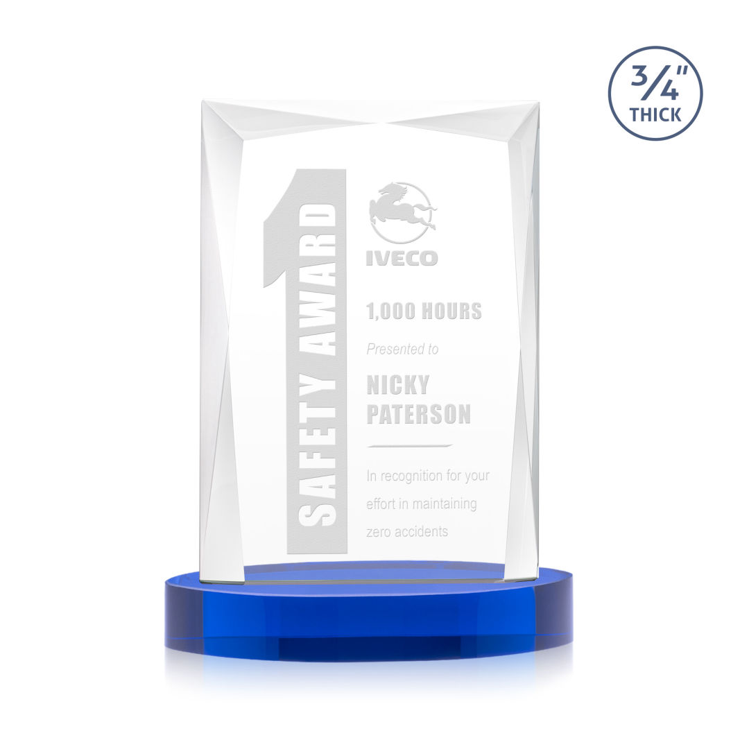 Messina Award on Alberton Base - Blue