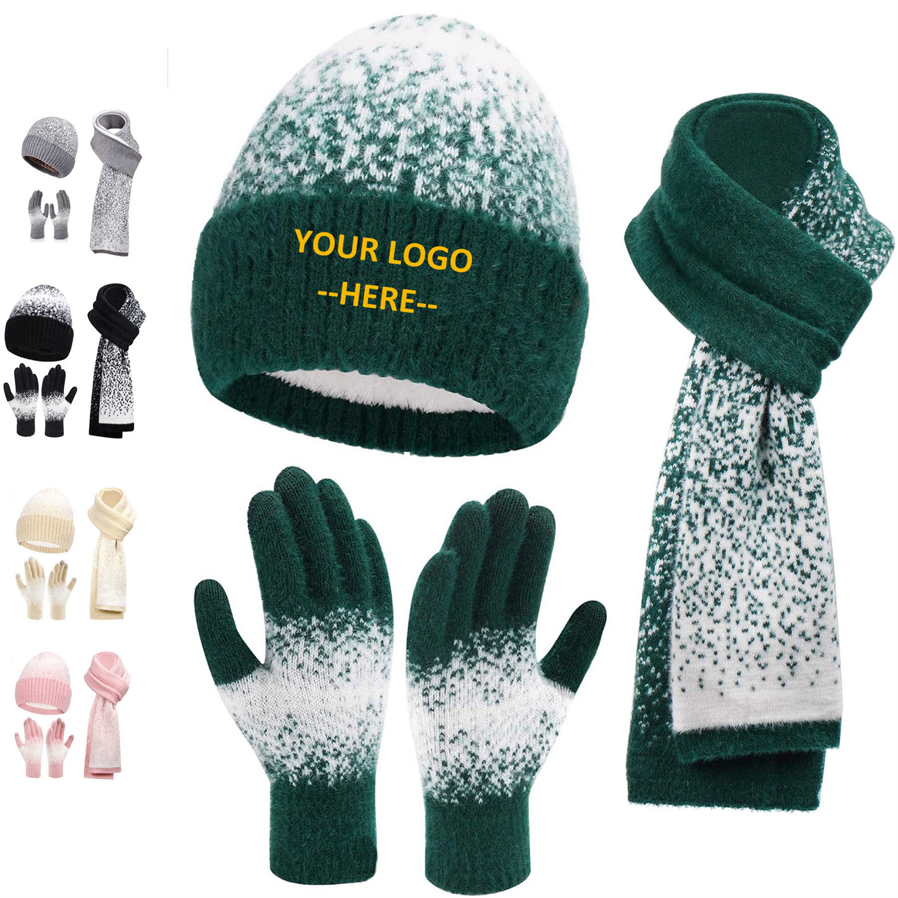 Winter Knit Beanie Hat 2