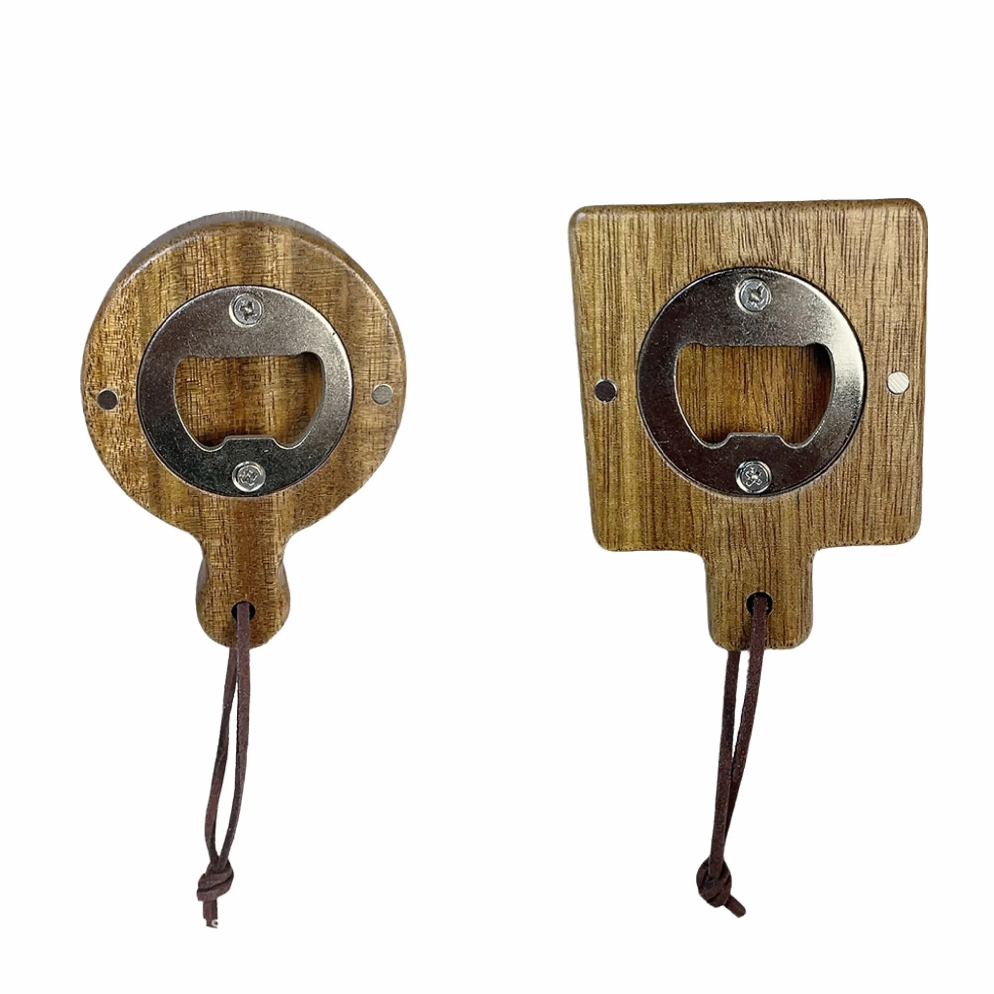 Natural Wood Magnetic Bottle Opener 1