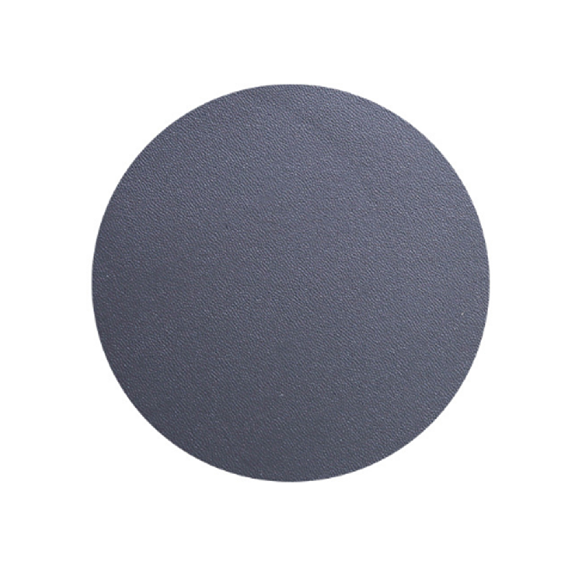 MOQ 50 PCS Stylish Solid Color Round PU Leather Coaster 9
