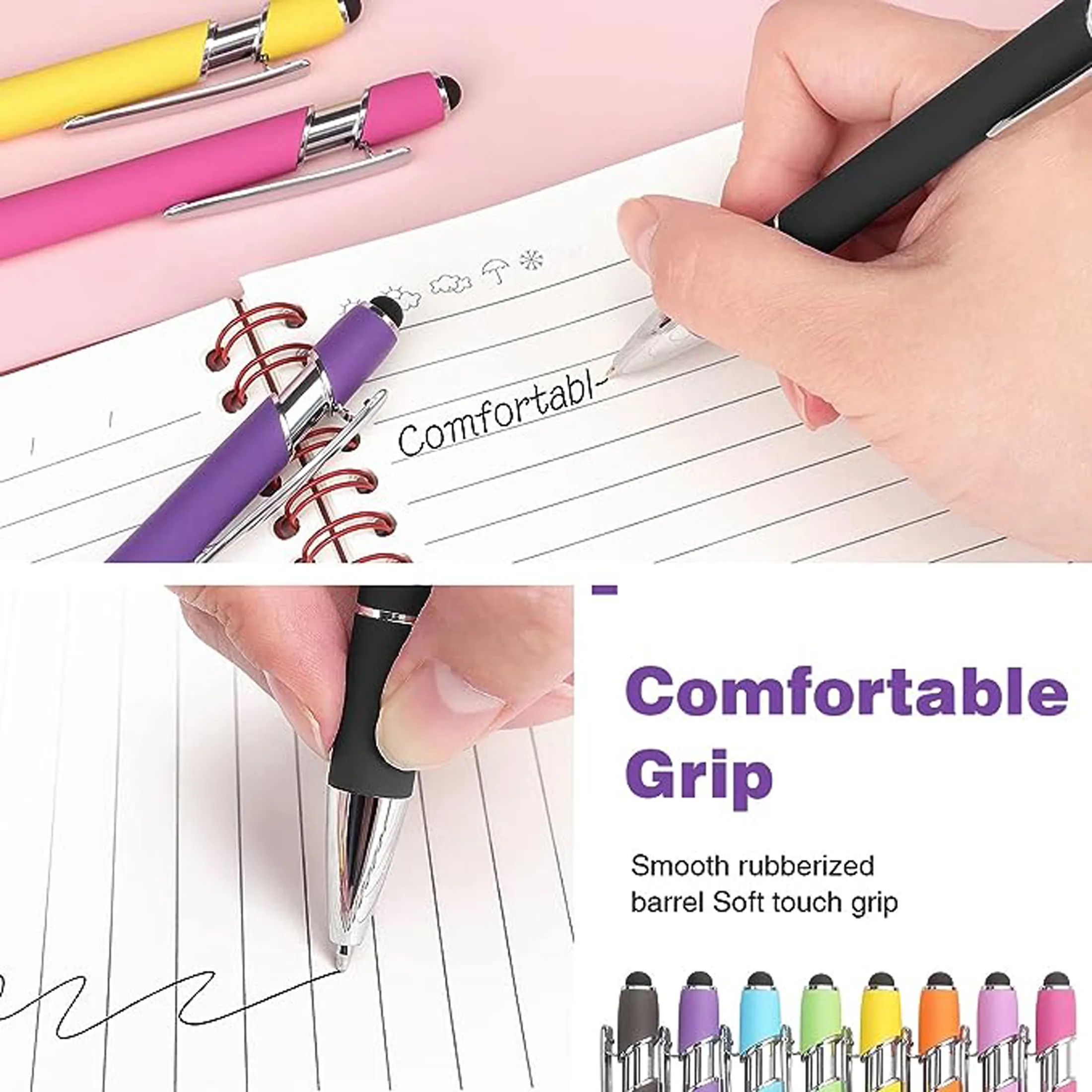 Soft Touch Click Metal Pen 6